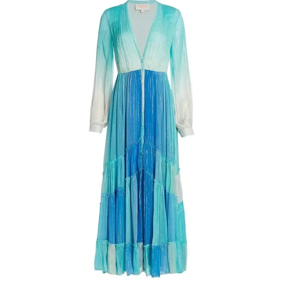 NWT Rococo Sand Leal Maxi dress new! size M ( w flaws)